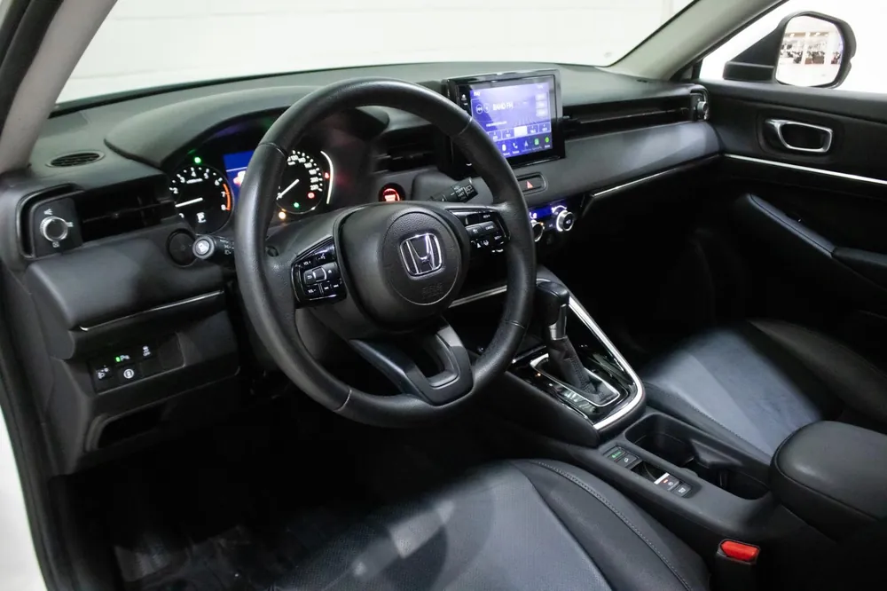 Volante e painel do Honda HR-V